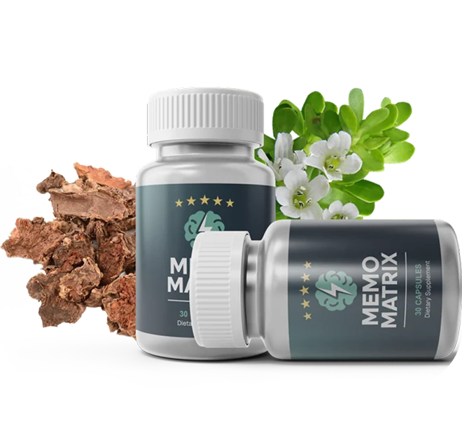 Memo Matrix bottles with natural ingredients